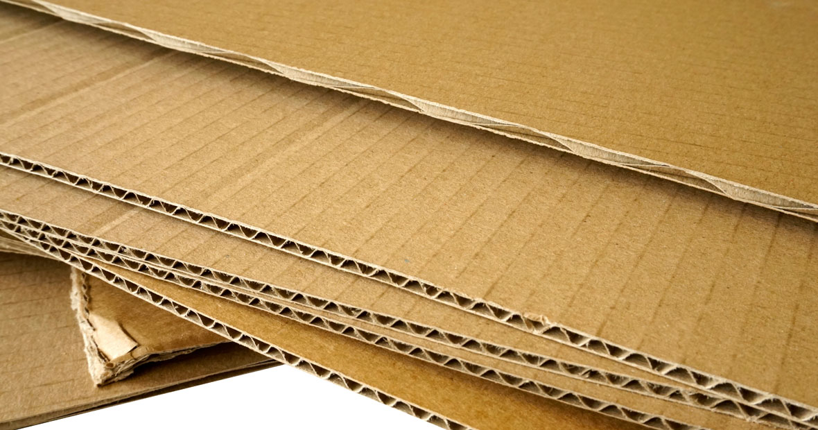 caisse en carton simple cannelure